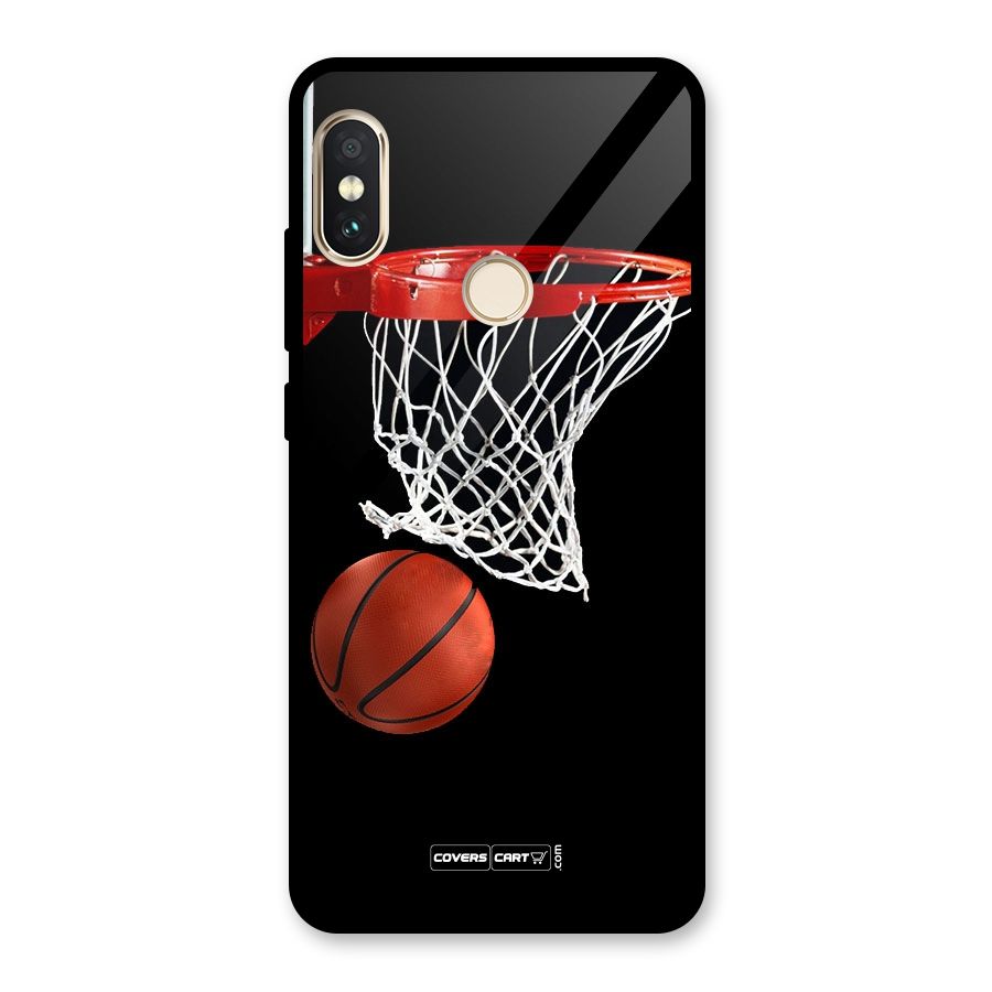 Basketball Glass Back Case for Redmi Note 5 Pro