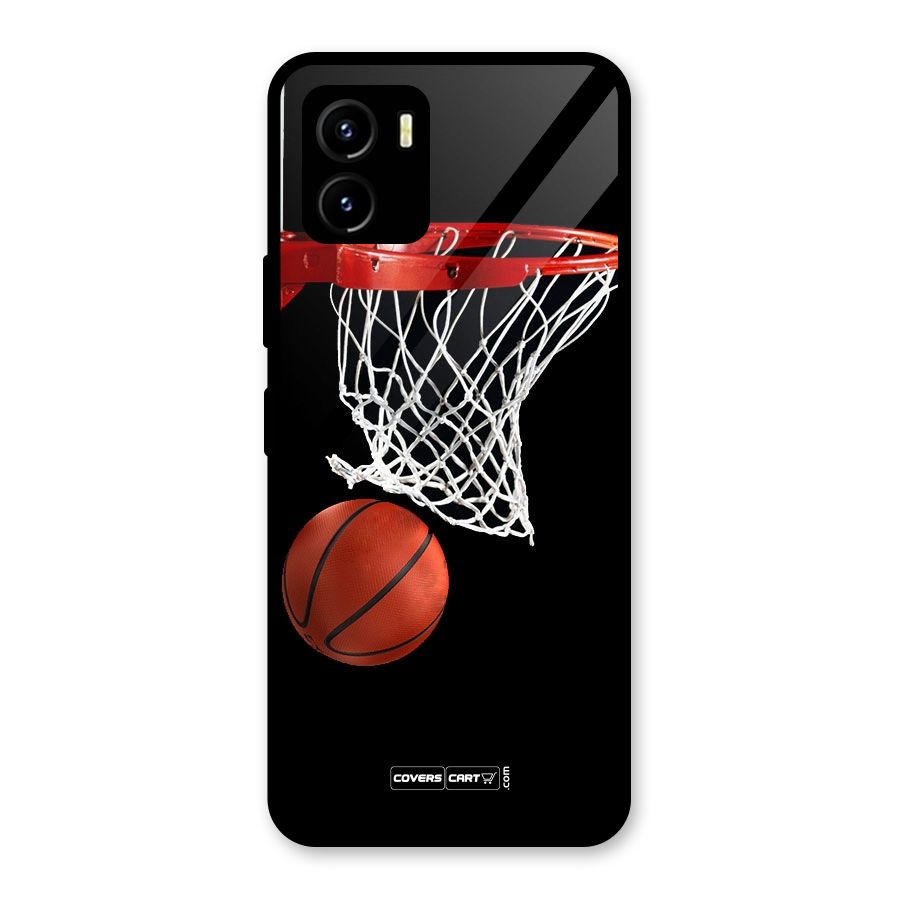 Basketball Glass Back Case for Vivo Y15s