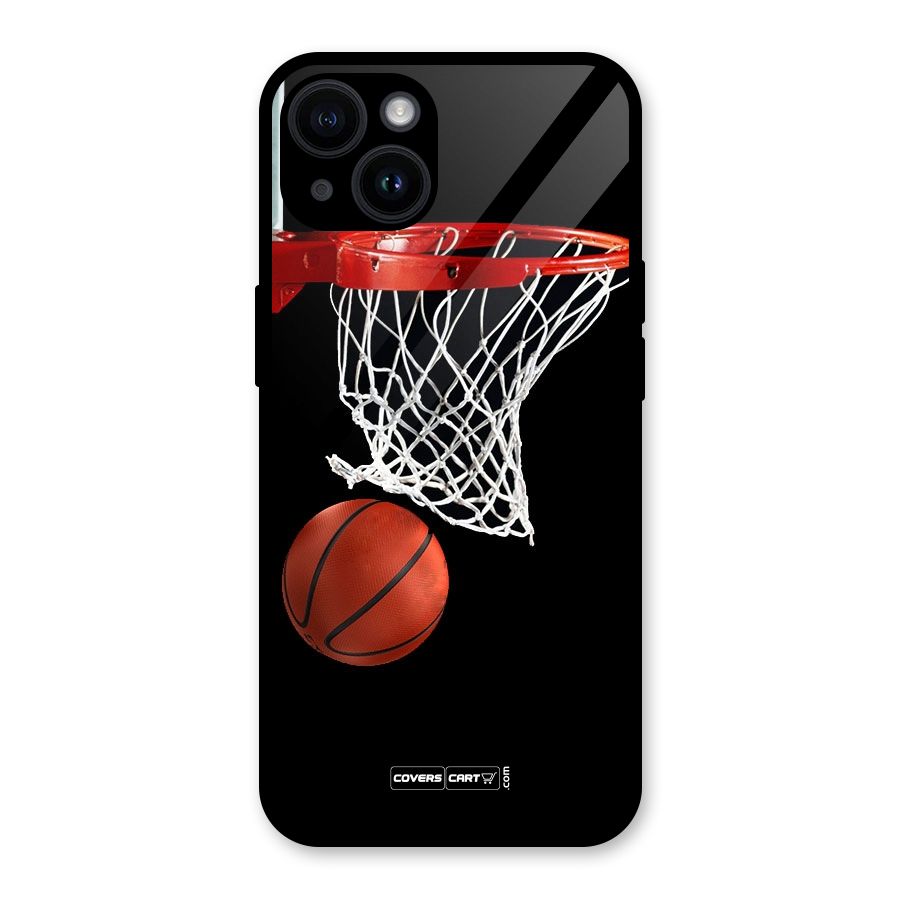 Basketball Glass Back Case for iPhone 14