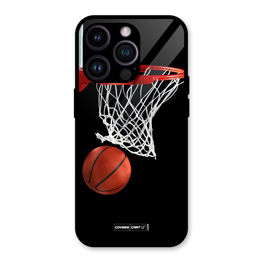 Basketball Glass Back Case for iPhone 14 Pro