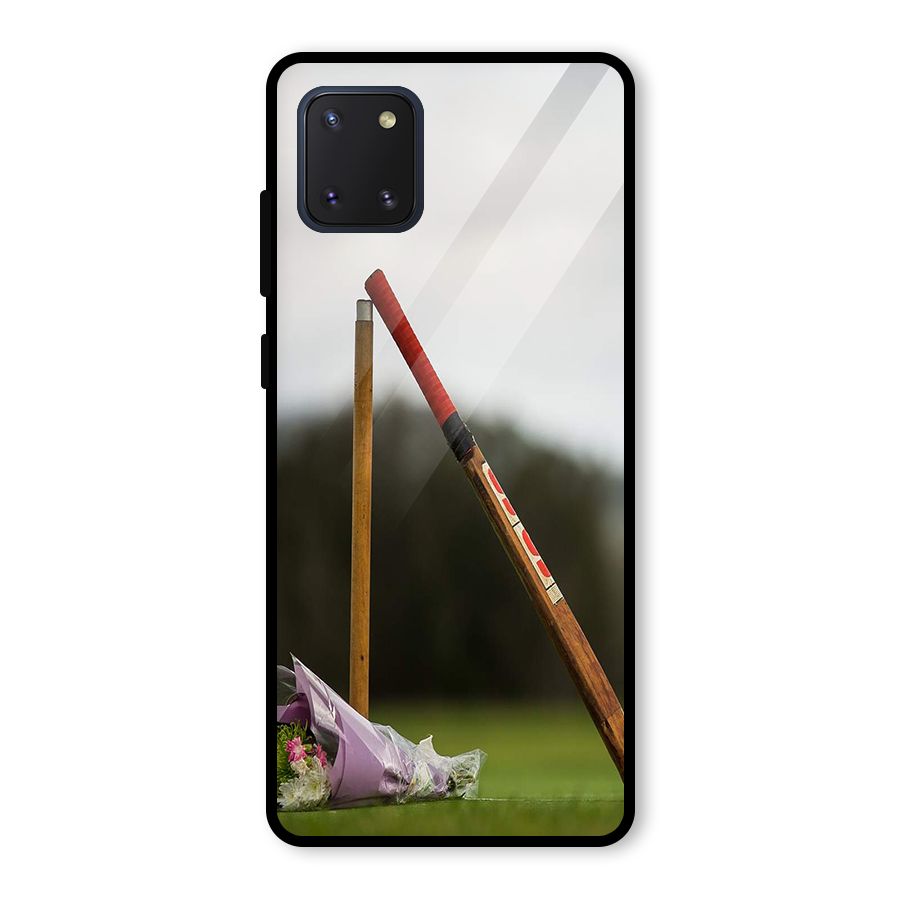 Bat Wicket Glass Back Case for Galaxy Note 10 Lite
