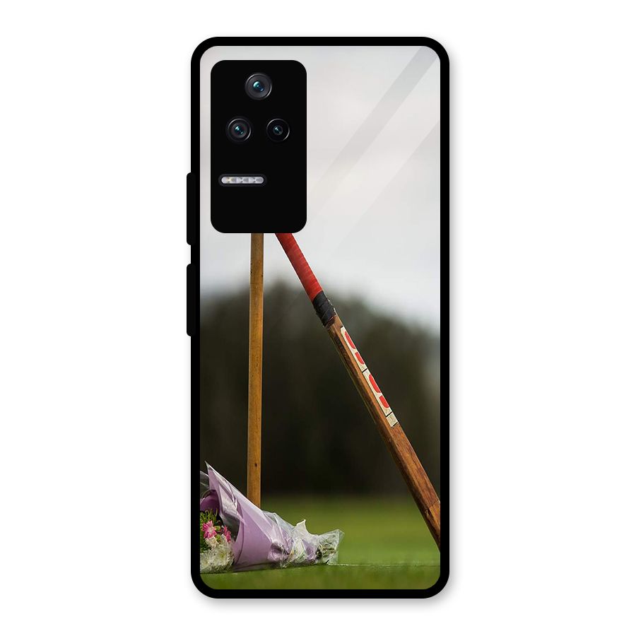 Bat Wicket Glass Back Case for Poco F4 5G