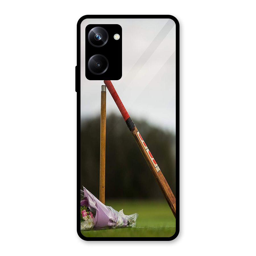 Bat Wicket Glass Back Case for Realme 10 Pro