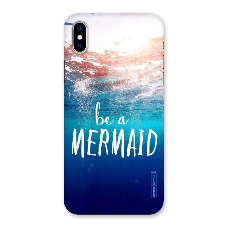 Be A Mermaid Back Case for iPhone XS