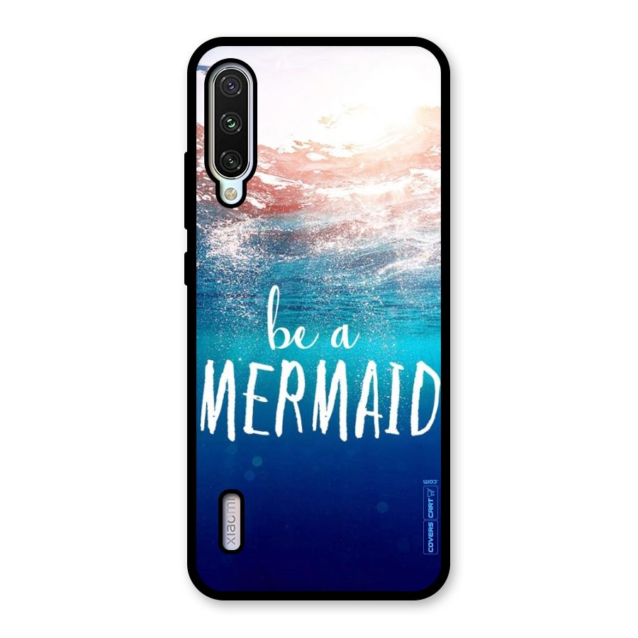 Be A Mermaid Glass Back Case for Mi A3