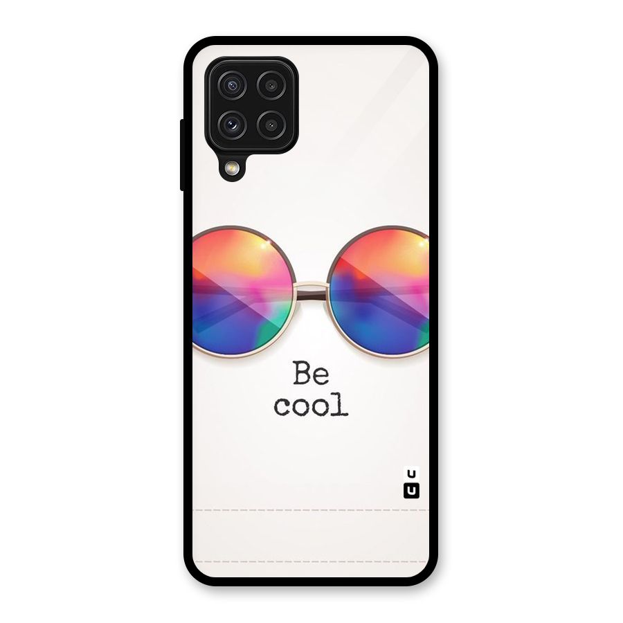 Be Cool Glass Back Case for Galaxy A22 4G