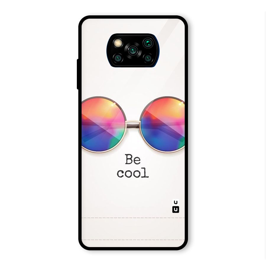 Be Cool Glass Back Case for Poco X3 Pro