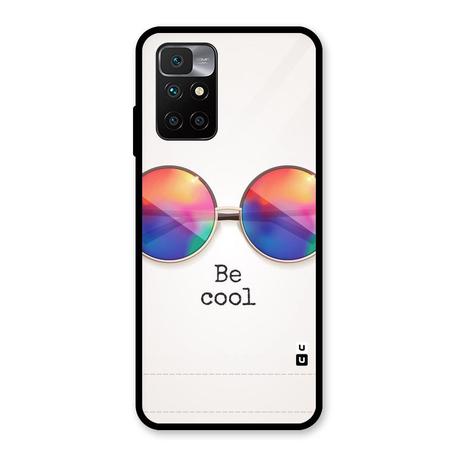 Be Cool Glass Back Case for Redmi 10 Prime