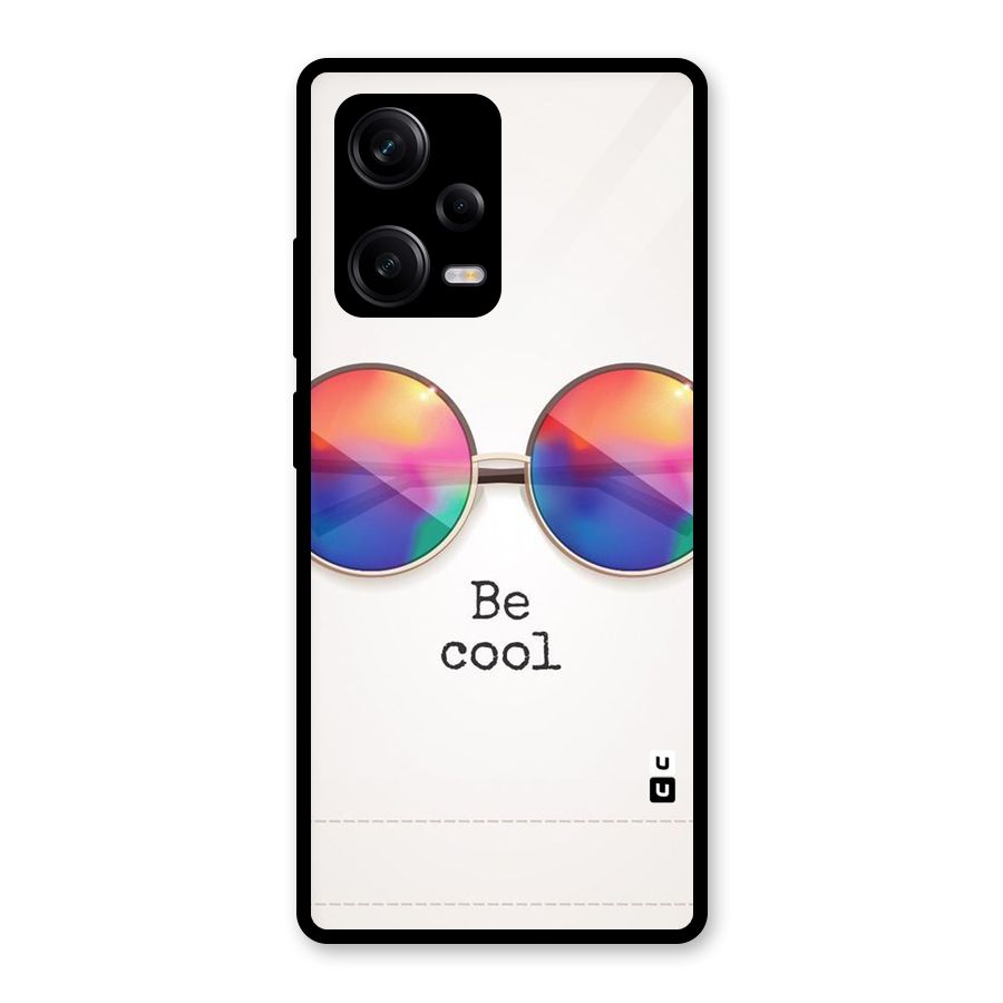 Be Cool Glass Back Case for Redmi Note 12 Pro