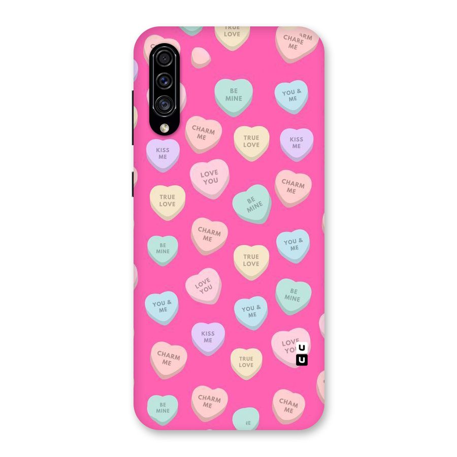 Be Mine Hearts Pattern Back Case for Galaxy A30s