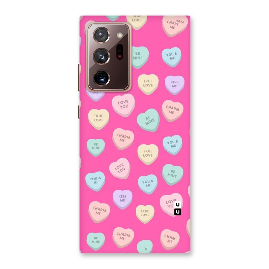 Be Mine Hearts Pattern Back Case for Galaxy Note 20 Ultra