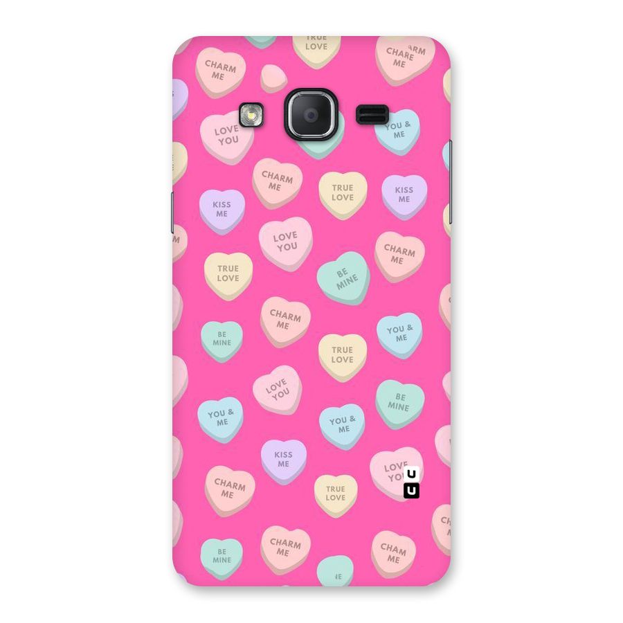 Be Mine Hearts Pattern Back Case for Galaxy On7 2015