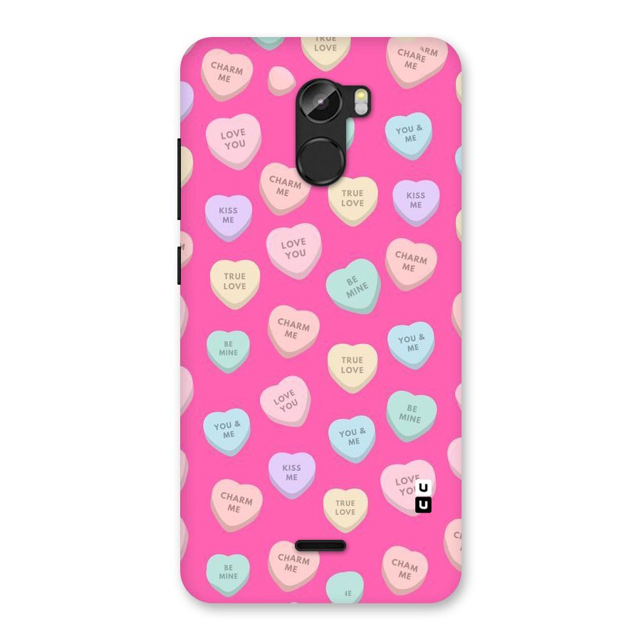 Be Mine Hearts Pattern Back Case for Gionee X1