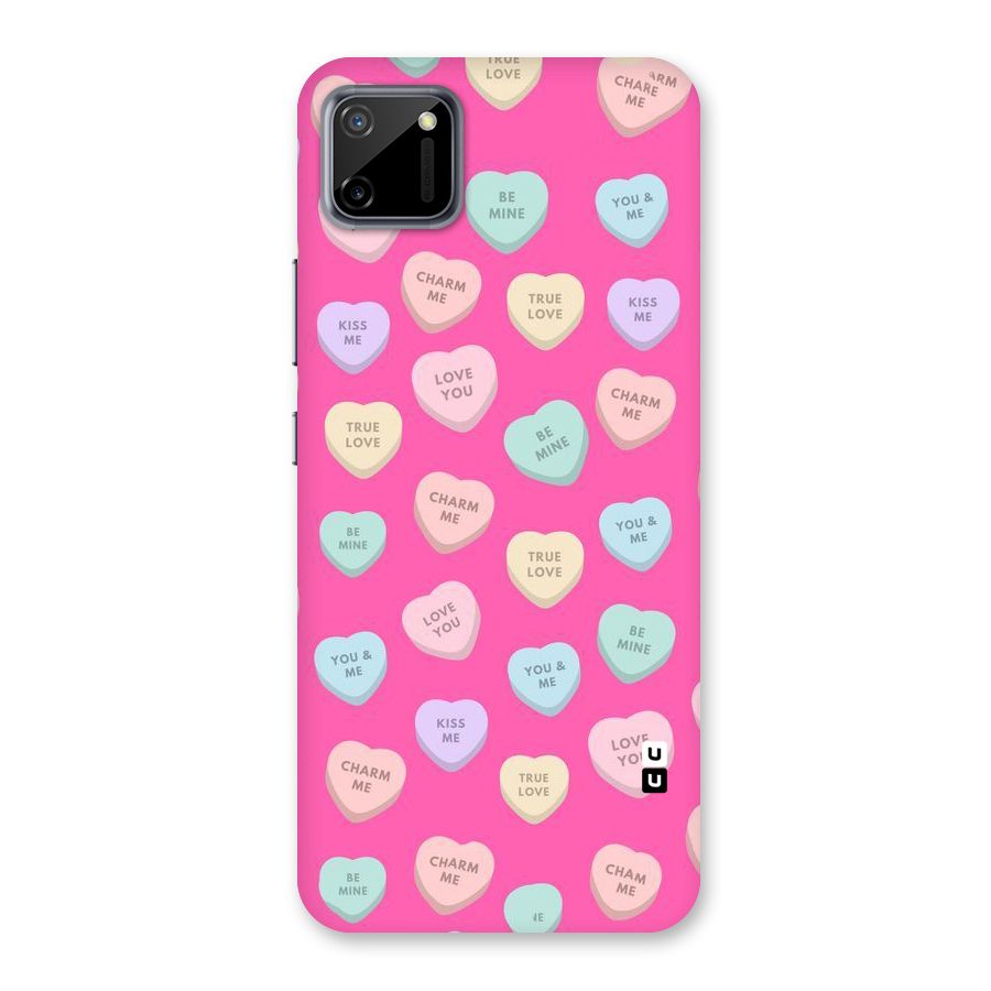 Be Mine Hearts Pattern Back Case for Realme C11