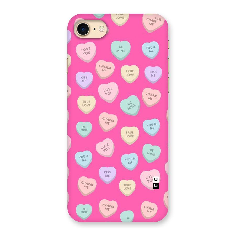 Be Mine Hearts Pattern Back Case for iPhone 7