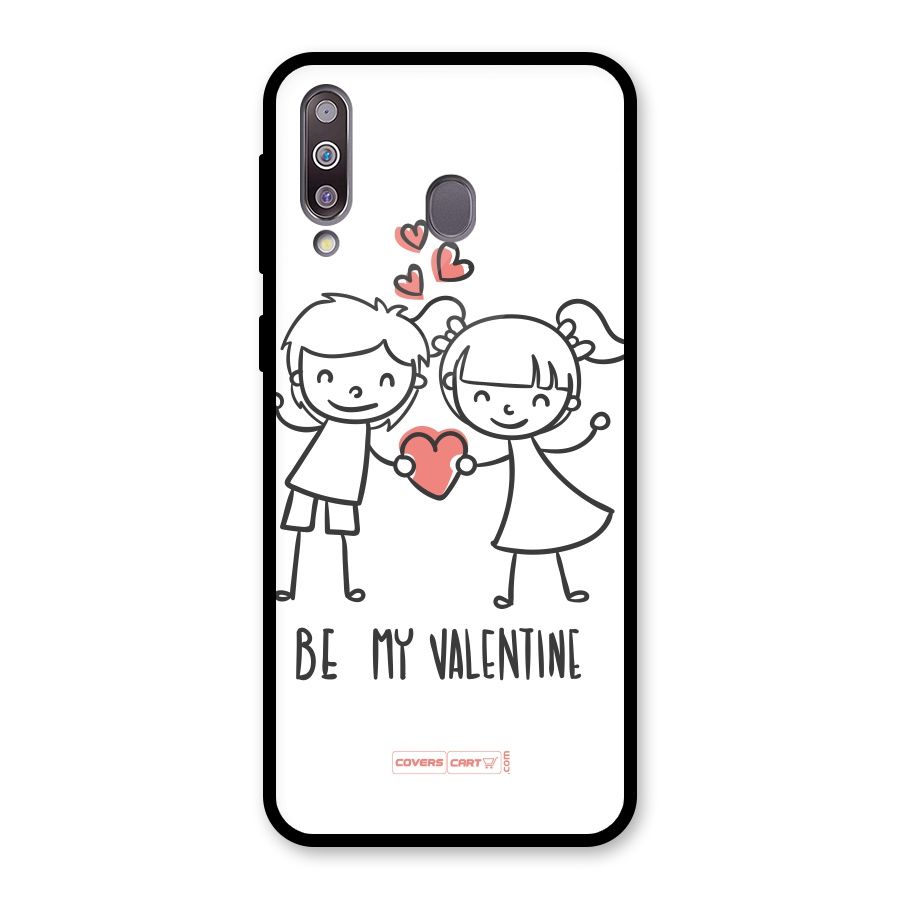 Be My Valentine Glass Back Case for Galaxy M30