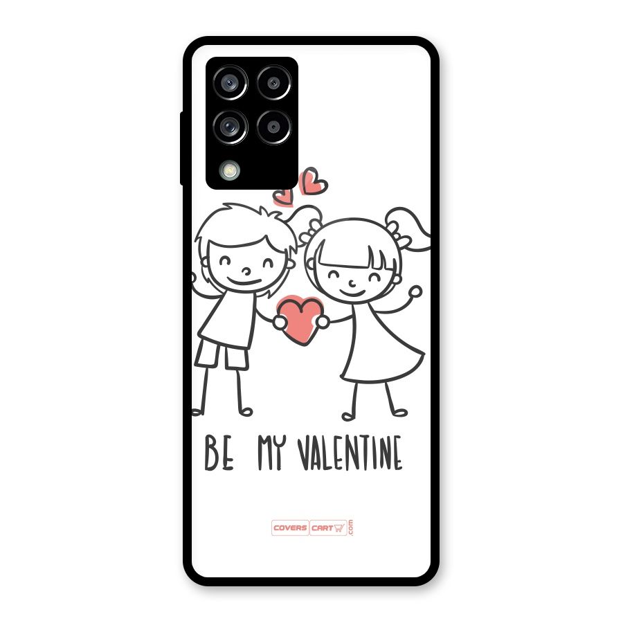 Be My Valentine Glass Back Case for Galaxy M53 5G