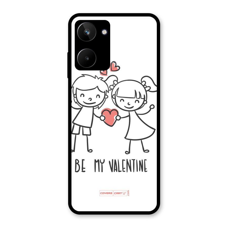 Be My Valentine Glass Back Case for Realme 10