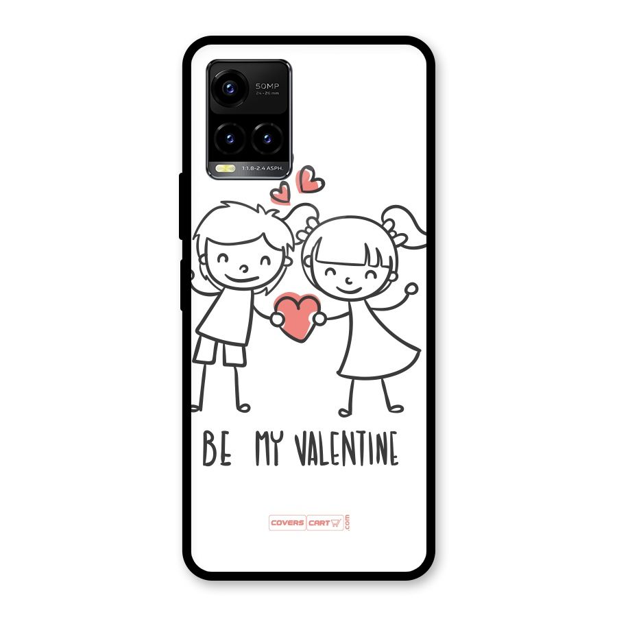 Be My Valentine Glass Back Case for Vivo Y21T