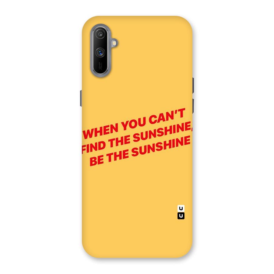 Be The Sunshine Back Case for Realme C3