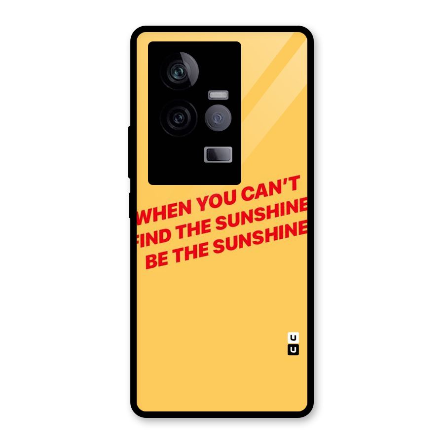 Be The Sunshine Glass Back Case for Vivo iQOO 11 5G