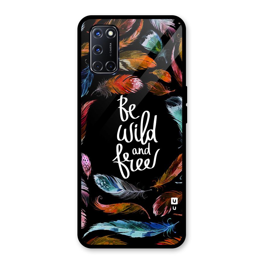 Be Wild and Free Glass Back Case for Oppo A52