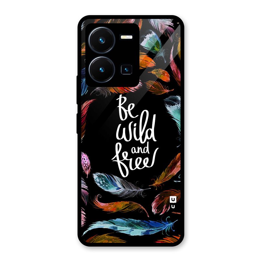 Be Wild and Free Glass Back Case for Vivo Y35