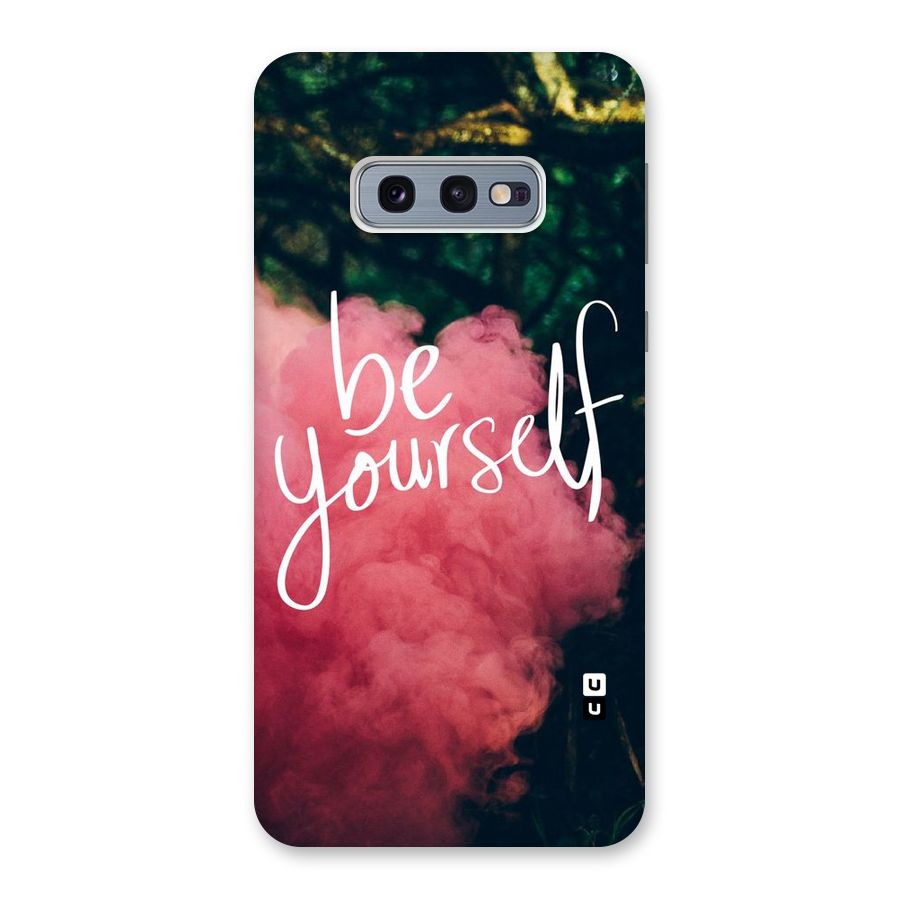 Be Yourself Greens Back Case for Galaxy S10e