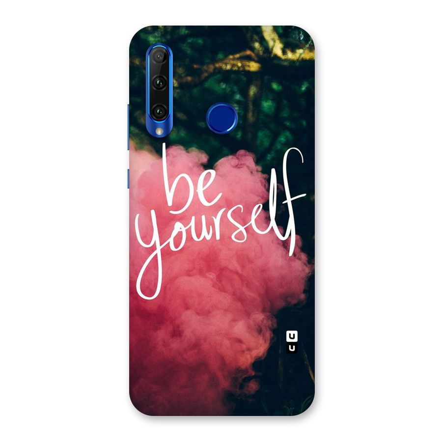Be Yourself Greens Back Case for Honor 20i