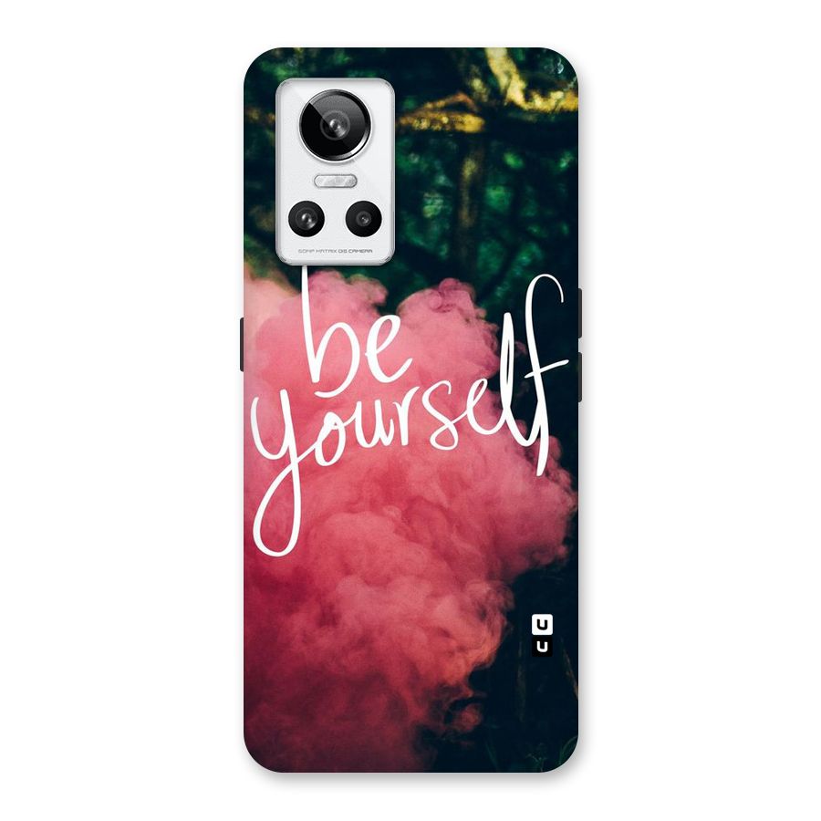 Be Yourself Greens Back Case for Realme GT Neo 3