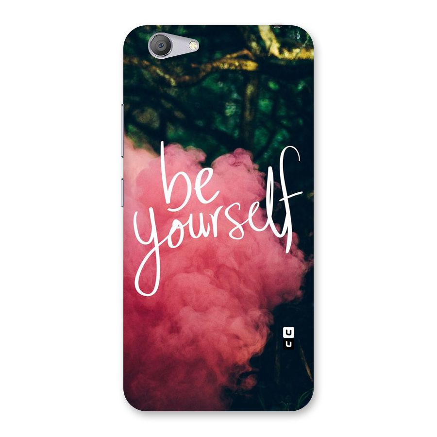 Be Yourself Greens Back Case for Vivo Y53
