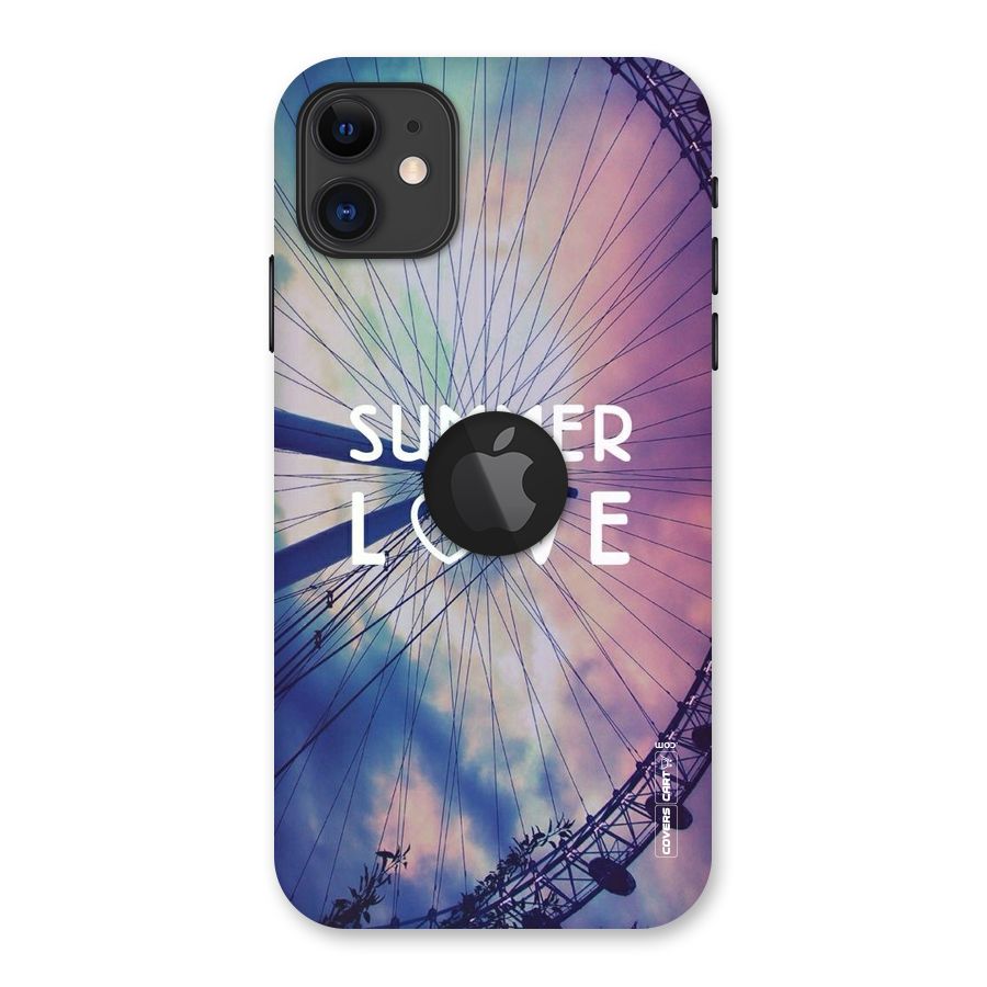 Beach Dreams Back Case for iPhone 11 Logo Cut