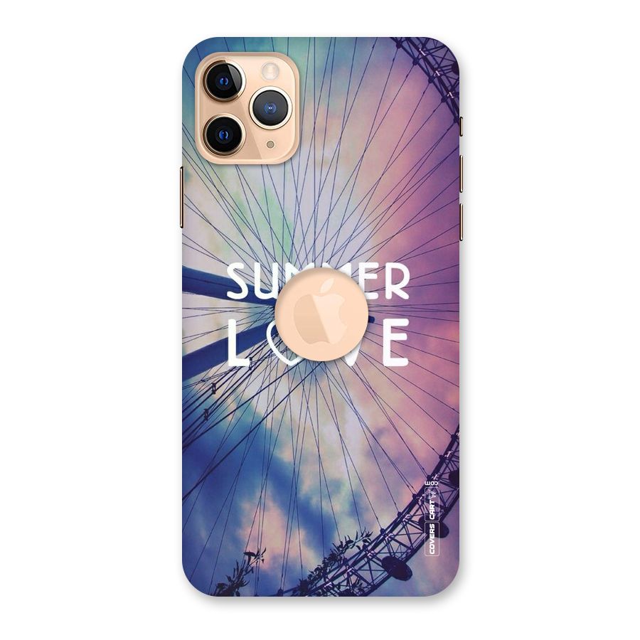 Beach Dreams Back Case for iPhone 11 Pro Max Logo Cut