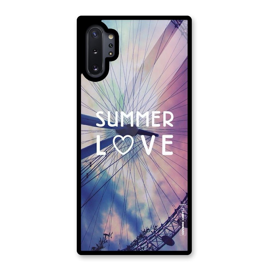 Beach Dreams Glass Back Case for Galaxy Note 10 Plus