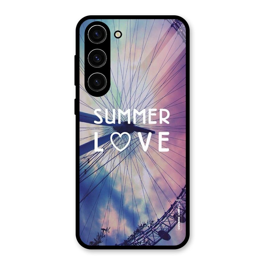 Beach Dreams Glass Back Case for Galaxy S23 Plus