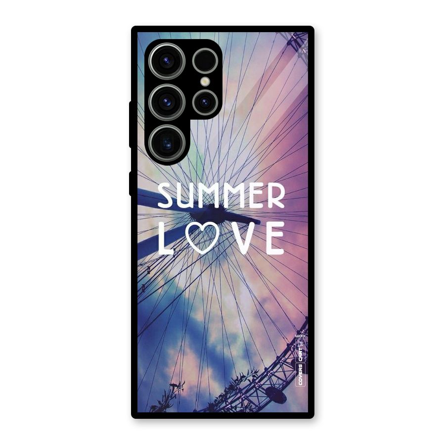 Beach Dreams Glass Back Case for Galaxy S23 Ultra