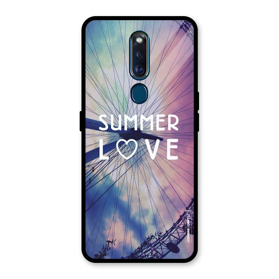 Beach Dreams Glass Back Case for Oppo F11 Pro