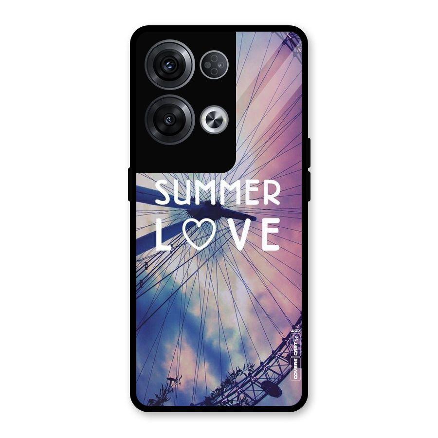 Beach Dreams Glass Back Case for Oppo Reno8 Pro 5G