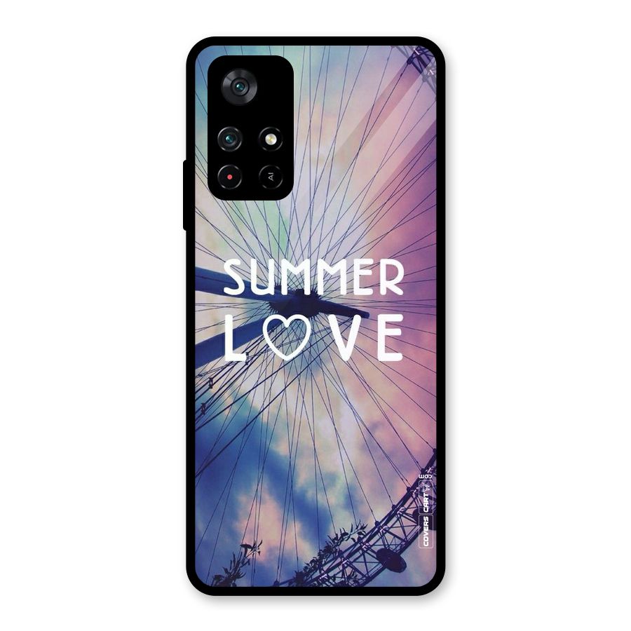 Beach Dreams Glass Back Case for Poco M4 Pro 5G