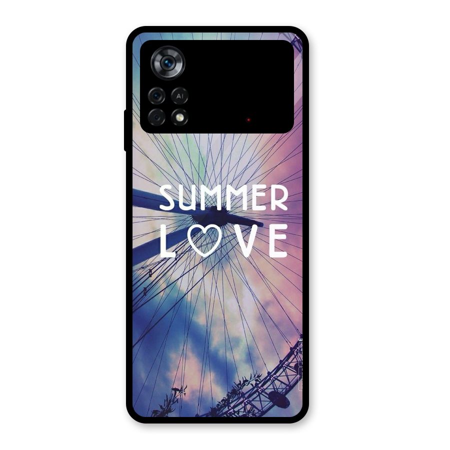 Beach Dreams Glass Back Case for Poco X4 Pro 5G