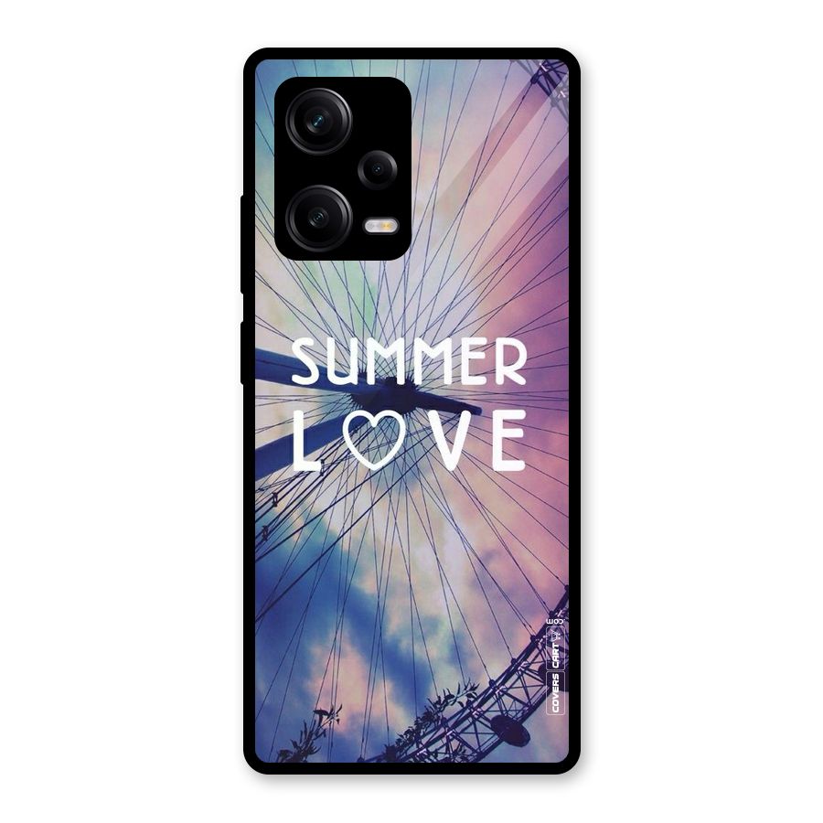 Beach Dreams Glass Back Case for Redmi Note 12 Pro