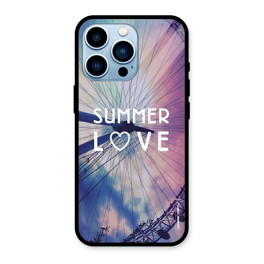 Beach Dreams Glass Back Case for iPhone 13 Pro