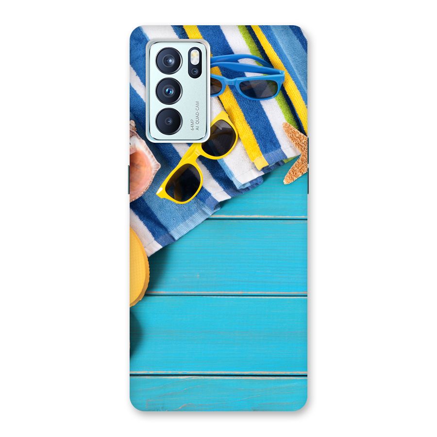 Beach Ready Back Case for Oppo Reno6 Pro 5G