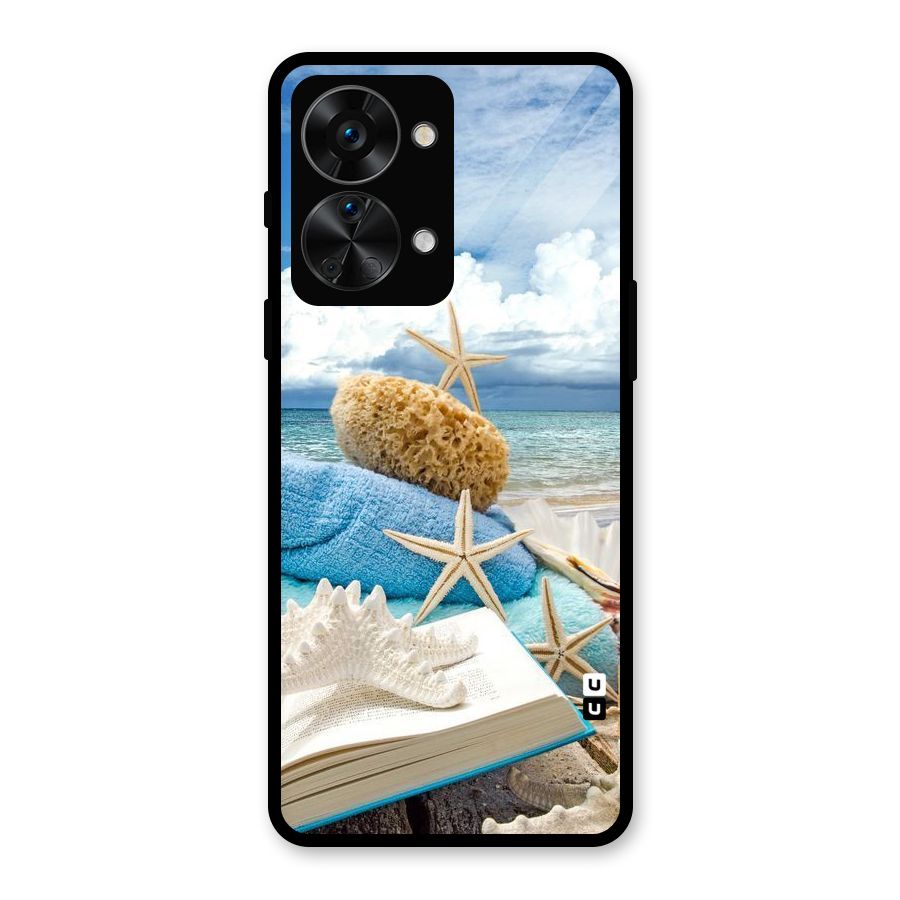 Beach Sky Glass Back Case for OnePlus Nord 2T