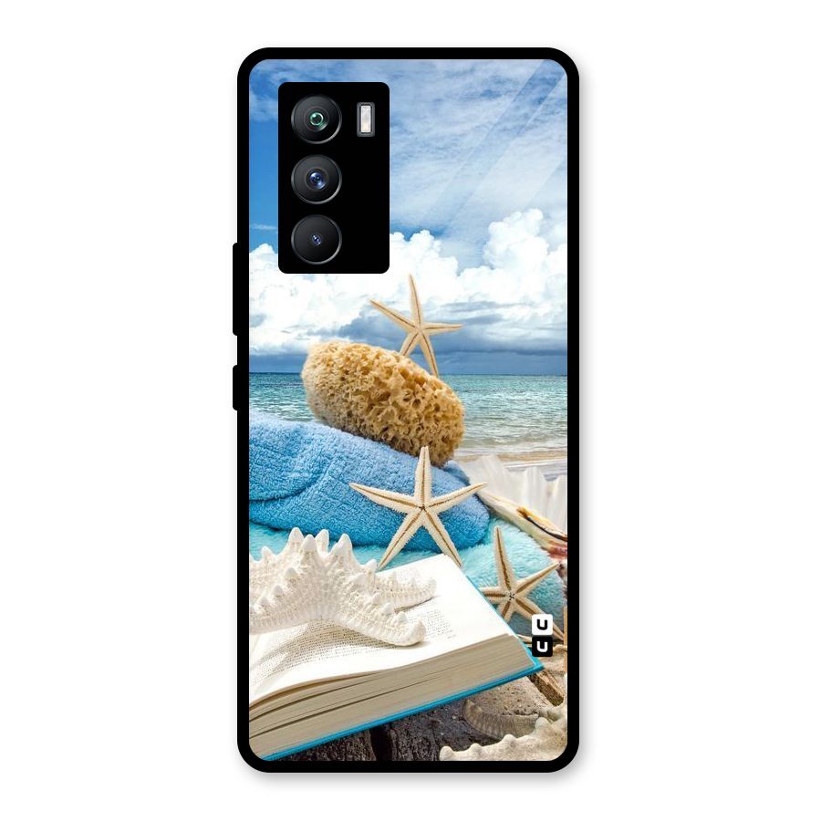 Beach Sky Glass Back Case for Vivo iQOO 9 SE