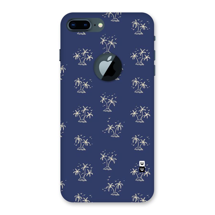 Beach Trees Back Case for iPhone 7 Plus Logo Cut