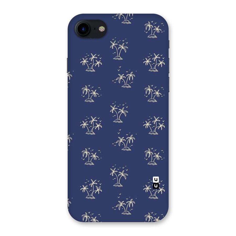 Beach Trees Back Case for iPhone SE 2020