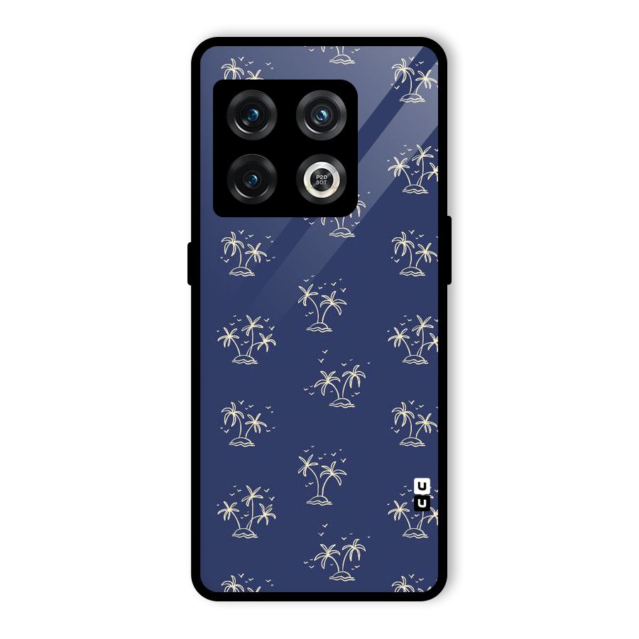 Beach Trees Glass Back Case for OnePlus 10 Pro 5G