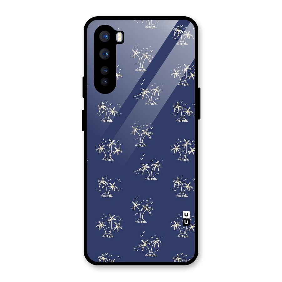 Beach Trees Glass Back Case for OnePlus Nord