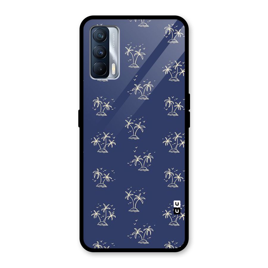 Beach Trees Glass Back Case for Realme X7